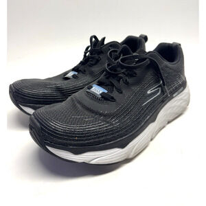 SKECHERS MAX CUSHIONING ELITE 54430BKW LACE-UP RUNNING SHOES MEN'S 13